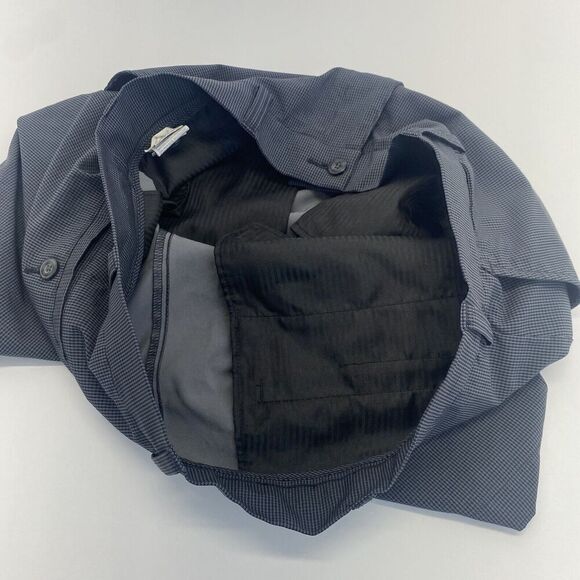 PGA Golf Shorts Men’s Size 36 Performance Chino Gray Pinstriped Dark Gray - Picture 12 of 15